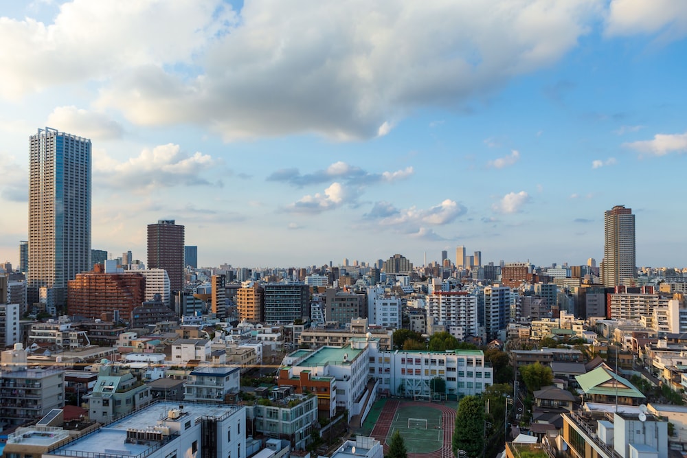 [禁煙] 最上階さくらダブルルーム/15平米/160cm ベッド1台 部屋からの景観0 | ホテルウィングインターナショナルプレミアム東京四谷
