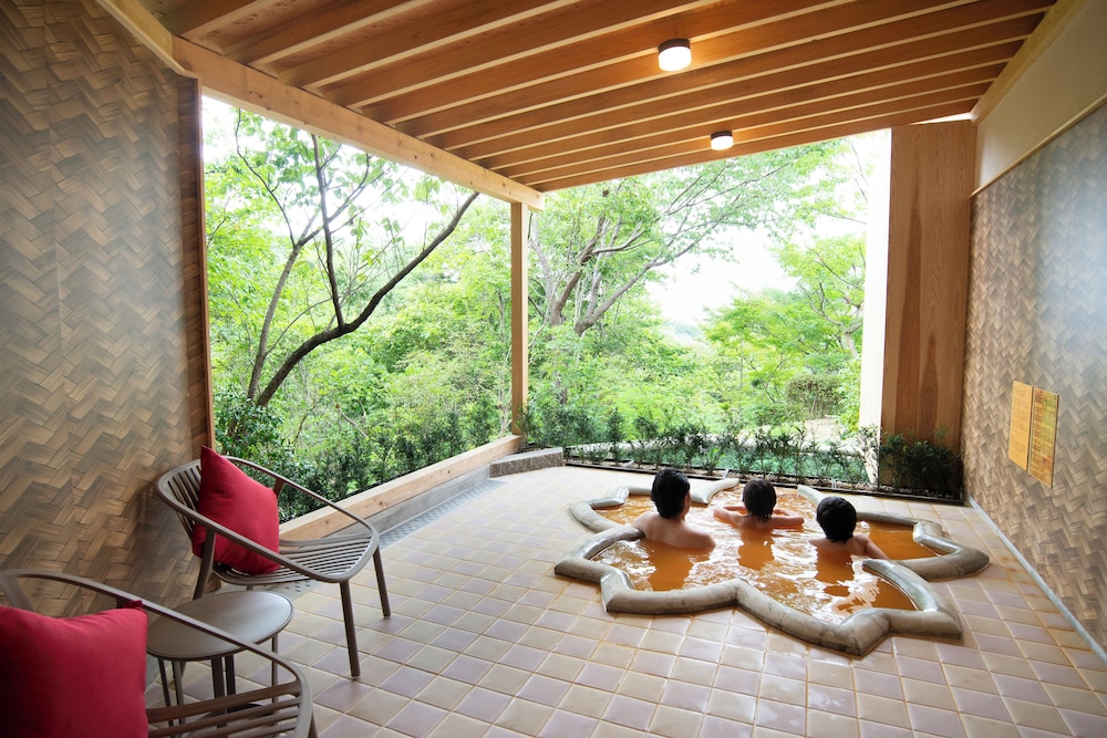 金泉露天風呂付ファミリースイートルーム　はな 専用スパ浴槽0 | 神戸有馬温泉 元湯 龍泉閣