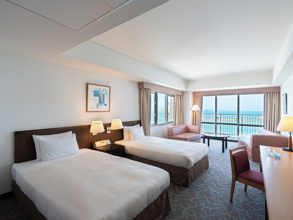 [禁煙] コーナー·デラックスツイン オーシャンビュー | ホテルアトールエメラルド宮古島