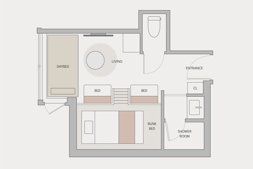 スリーベッドバンクルーム 禁煙 専用キッチン0 | fav 東京両国