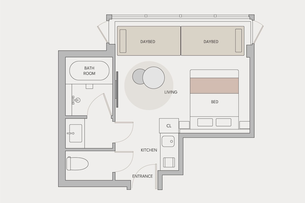 クイーンルーム 禁煙 専用キッチン0 | fav 東京両国