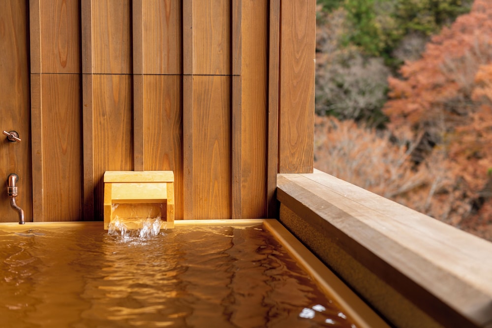 デラックス ツインルーム バスルーム2 | 塩の湯温泉 蓮月