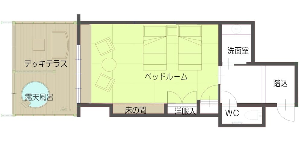 [河津浜一望 レトロモダン角部屋 ~御蔵~] 温泉掛流し露天風呂 客室3 | 磯あるきの湯宿 潮雲