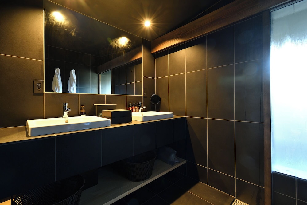 半露天風呂付和室【清水】禁煙 バスルーム2 | 修善寺 離れ宿 鬼の栖