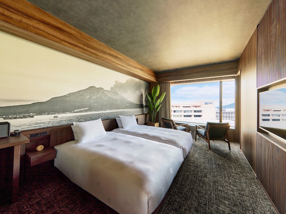 ＜スカイフロア＞バルコニースイート・ツイン【禁煙】 客室1 | ザ ロイヤルパーク キャンバス 福岡中洲