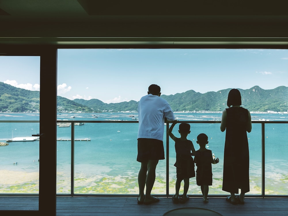 バルコニー付和洋室 禁煙 / 33平米+バルコニー (バスルーム無) バルコニーからの眺望1 | 江田島荘