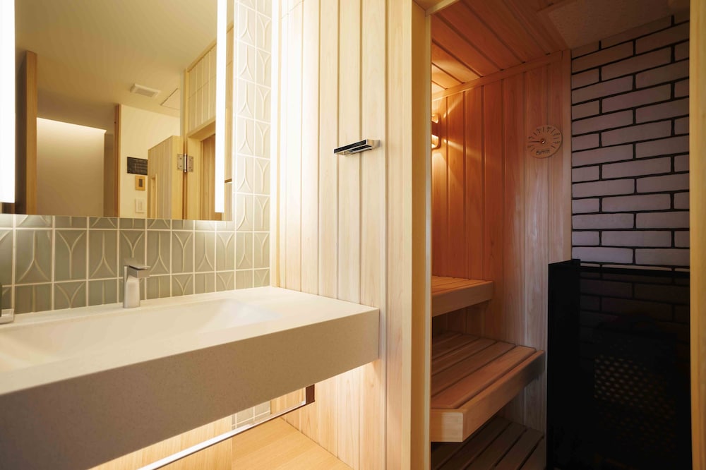 デラックス ダブルルーム サウナ バスルーム2 | 祇園エリートテラス