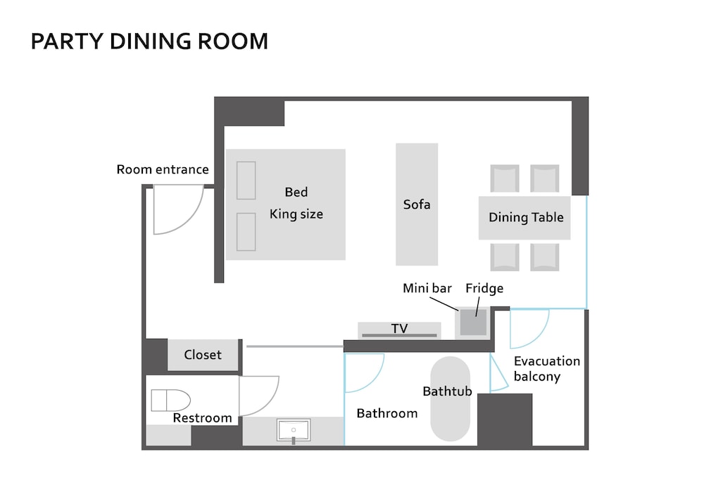 コンフォート ダブルルーム 客室1 | THE skM TOKYO HOTEL&DINING