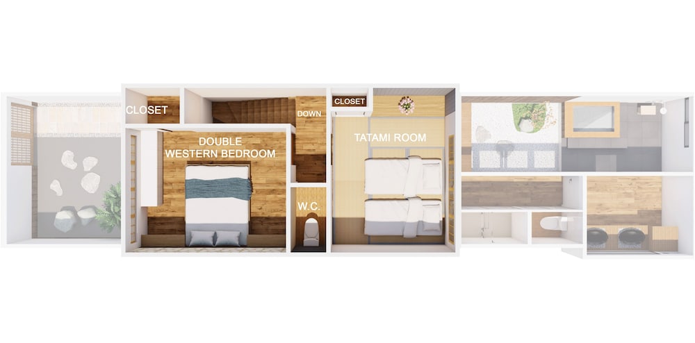 トラディショナル タウンホーム フロアマップ0 | 秀林荘