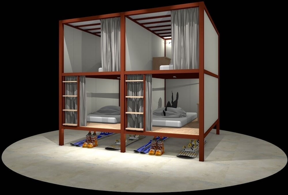 [下段隣室２室利用]スタンダード 共同ドミトリー 男女共用 禁煙 (チェックイン: 15:00~23:00) 客室1 | HELIO HOSTEL SAPPORO