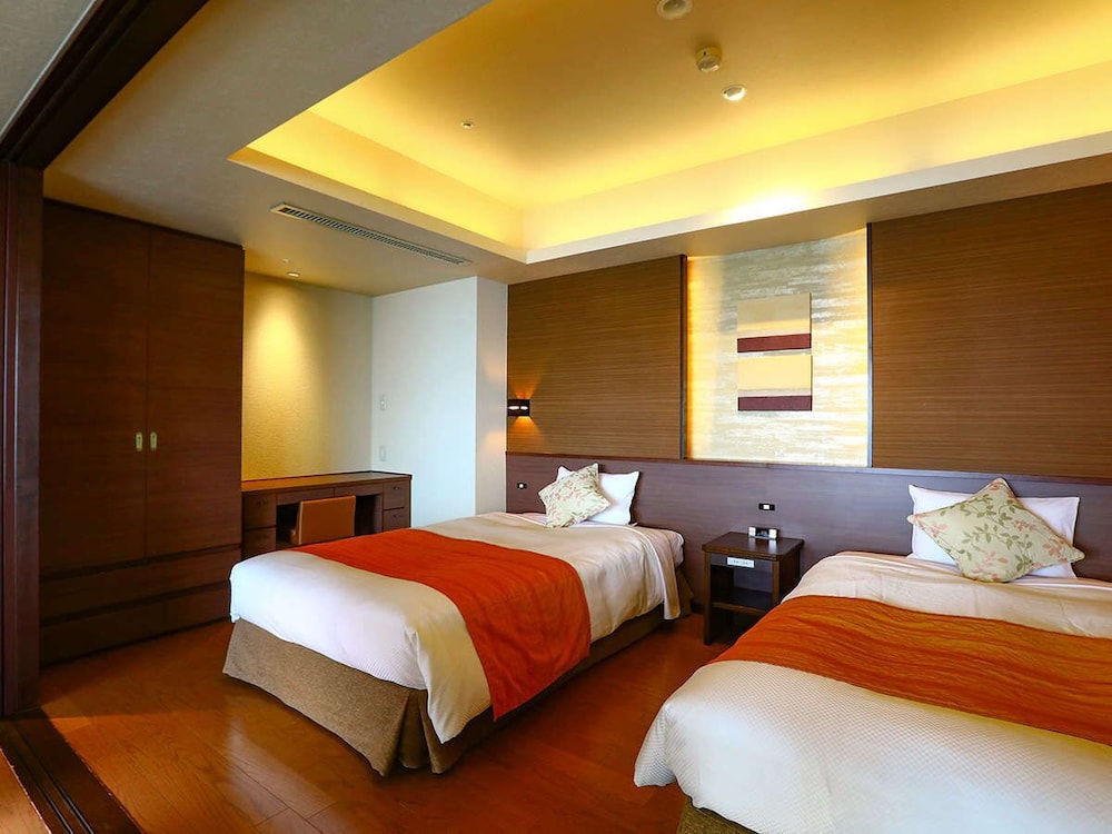 [禁煙] スイート露天風呂付和ベッドツイン (オーシャンビュー) | 大江戸温泉物語Premium 汐美荘