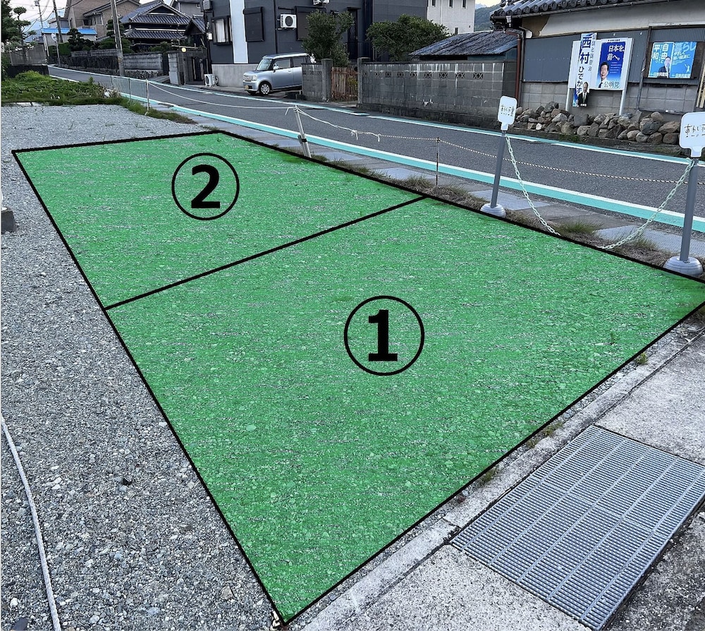 駐車場1 | RUSH あわじ荘 グッピー