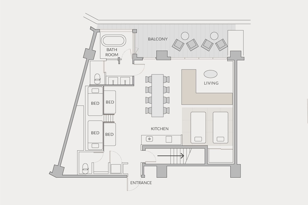 スイート with ビューバス禁煙 客室1 | seven x seven 糸島