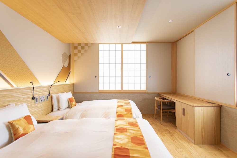 ダブルまたはツインルーム 禁煙 専用バスルーム 客室2 | Higashiyama Hills