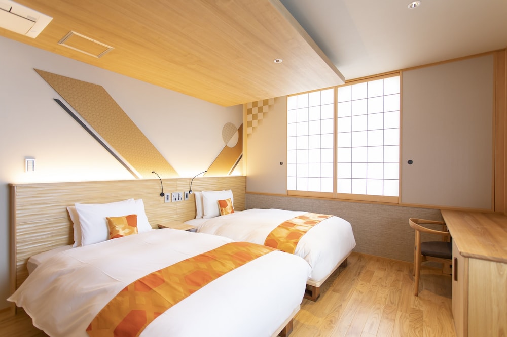 ダブルまたはツインルーム 禁煙 専用バスルーム 客室3 | Higashiyama Hills