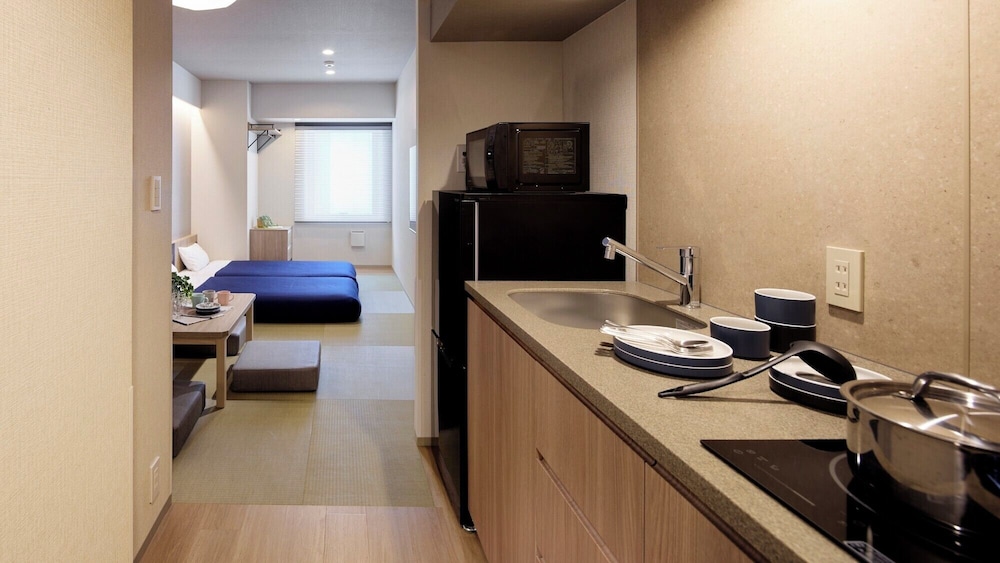 トラディショナル アパートメント ベッド (複数台) 禁煙 キッチン 客室1 | Minn 上野新御徒町