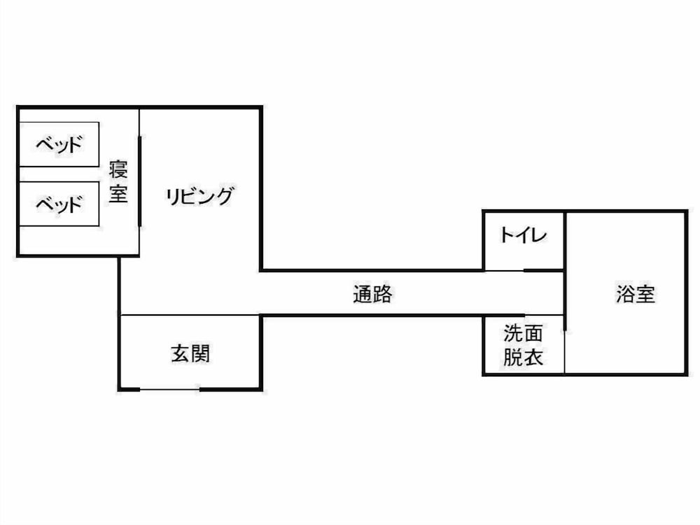 デラックス ツインルーム 客室1 | 奥八女別邸やべのもり