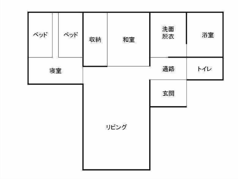ファミリー 4 人部屋 禁煙 マウンテンビュー 客室1 | 奥八女別邸やべのもり