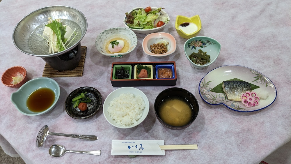 朝食1 | 仁賀保温泉 いちゑ