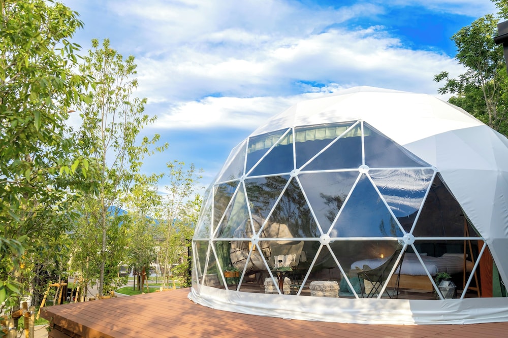 ベーシック テント 1 ベッドルーム 禁煙 サウナ ガーデン ビュー0 | AWAUMI 富士河口湖リゾート