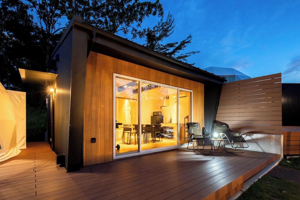 ベーシック テント 1 ベッドルーム 禁煙 サウナ テラス / パティオ0 | AWAUMI 富士河口湖リゾート