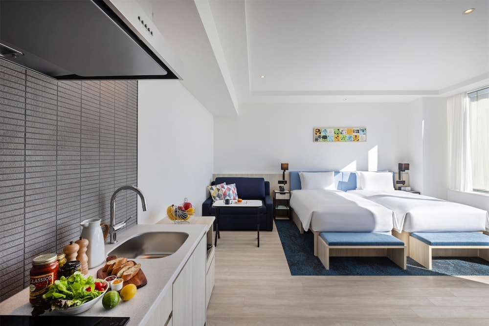 デラックス ツインルーム (with sofa bed) | ハイアットハウス東京渋谷