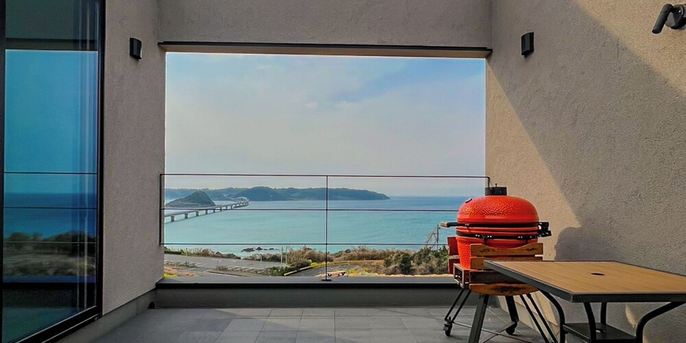 スーペリア ヴィラ ペット不可 パーシャル オーシャン ビュー テラス / パティオ0 | ヴィラミクリ角島