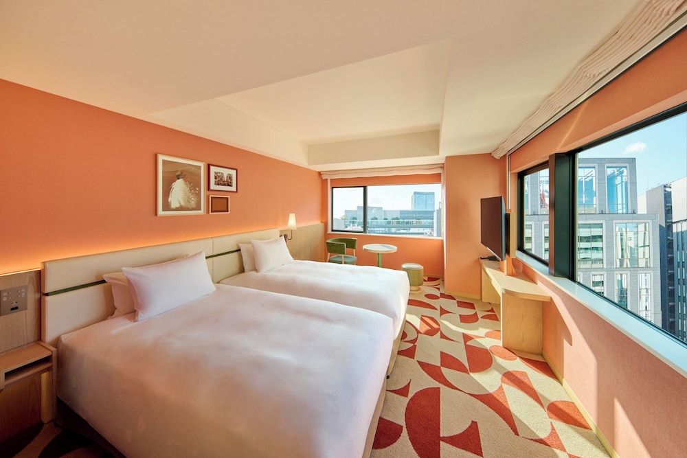 [禁煙]コーナーデラックスツイン | ザ ロイヤルパークホテル銀座 6 丁目