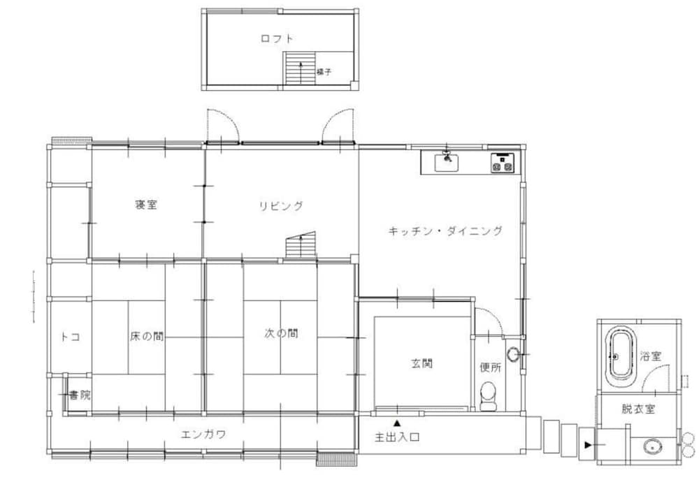 松明 MATSUAKARI 一棟貸し 禁煙 (フロント施設から0.5km) 客室31 | NIPPONIA 美山鶴ヶ岡 山の郷