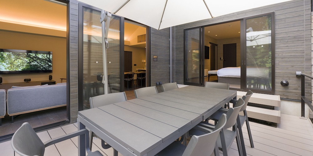 [D棟] 143平米/ペット可/ジャグジー, 天然温泉, サウナ付き テラス / パティオ1 | Rakuten STAY VILLA 日光