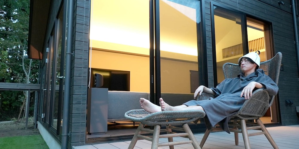 [D棟] 143平米/ペット可/ジャグジー, 天然温泉, サウナ付き テラス / パティオ0 | Rakuten STAY VILLA 日光