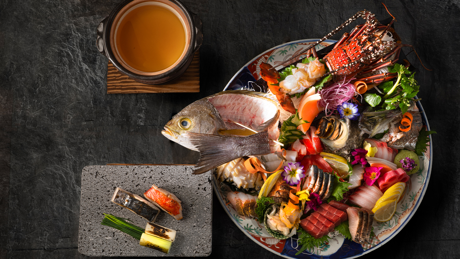 【開業記念】源泉の恵みと旬の生簀料理を味わう湯宿の寛ぎ【1泊2食】
