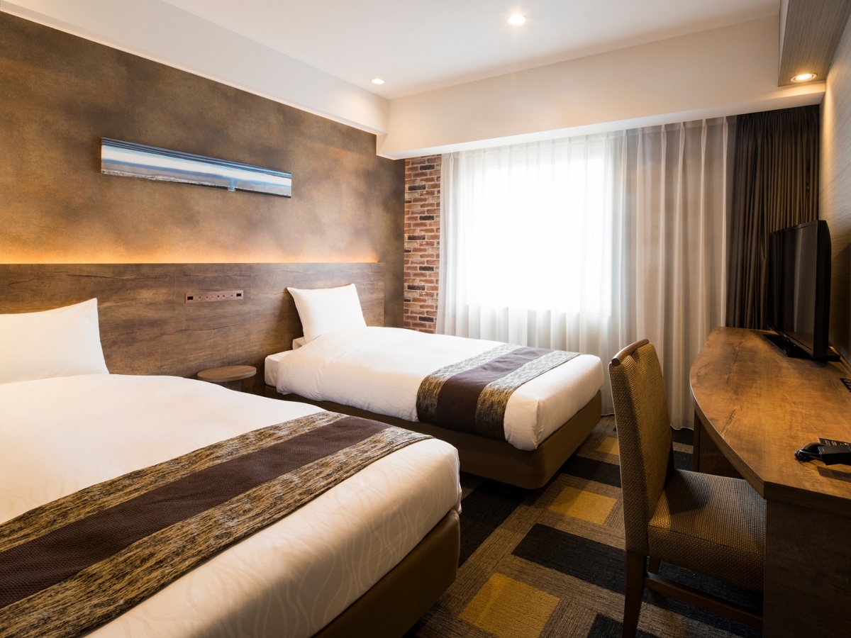 スタンダードツイン（全室禁煙） 01 | ホテル・トリフィート 小樽運河