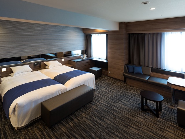 エグゼクティブハリウッドツイン【本館（15階）／禁煙・35～39平米】 | ホテルヒューイット甲子園