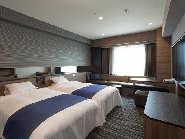 ハリウッドツイン【本館（15階）／禁煙・29～30平米】 | ホテルヒューイット甲子園