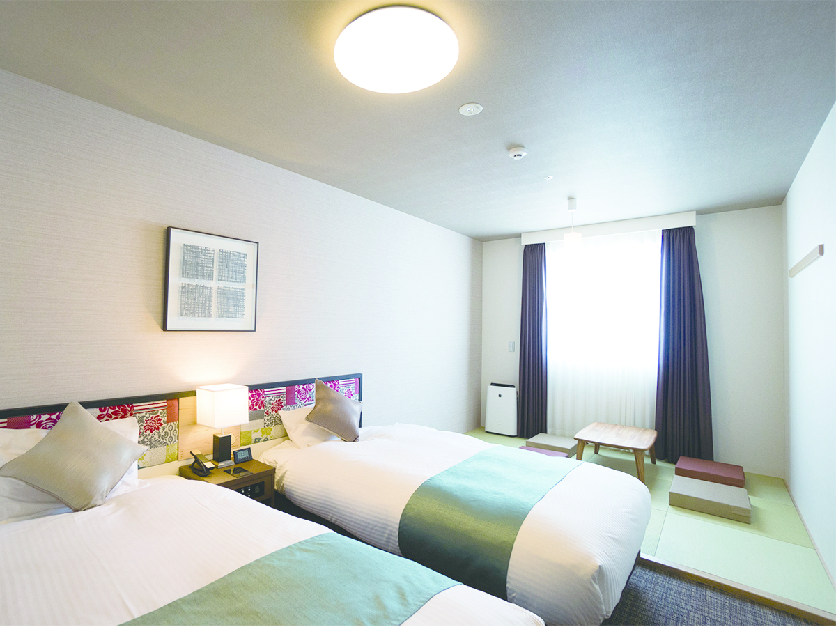 【和洋室】ファミリーツイン【禁煙・定員2名】 | ホテル・ラ・ジェント・プラザ函館北斗