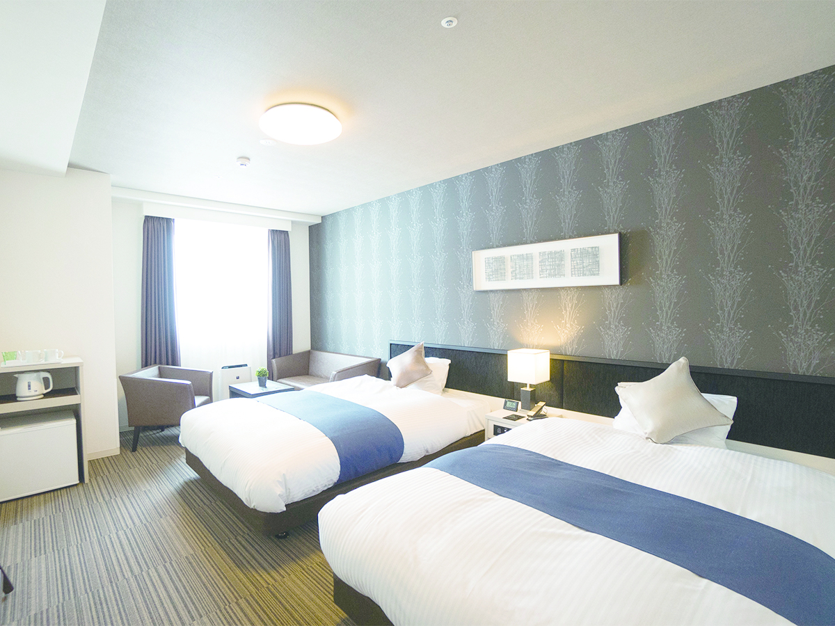 デラックスツイン【禁煙・定員2名】 | ホテル・ラ・ジェント・プラザ函館北斗