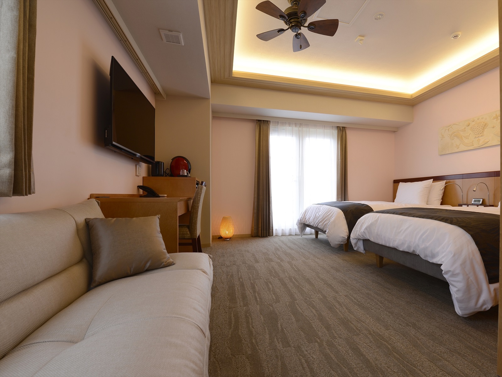 RAMデラックスツイン全館禁煙(1～3名) | ホテルパームロイヤルリゾート国際通り