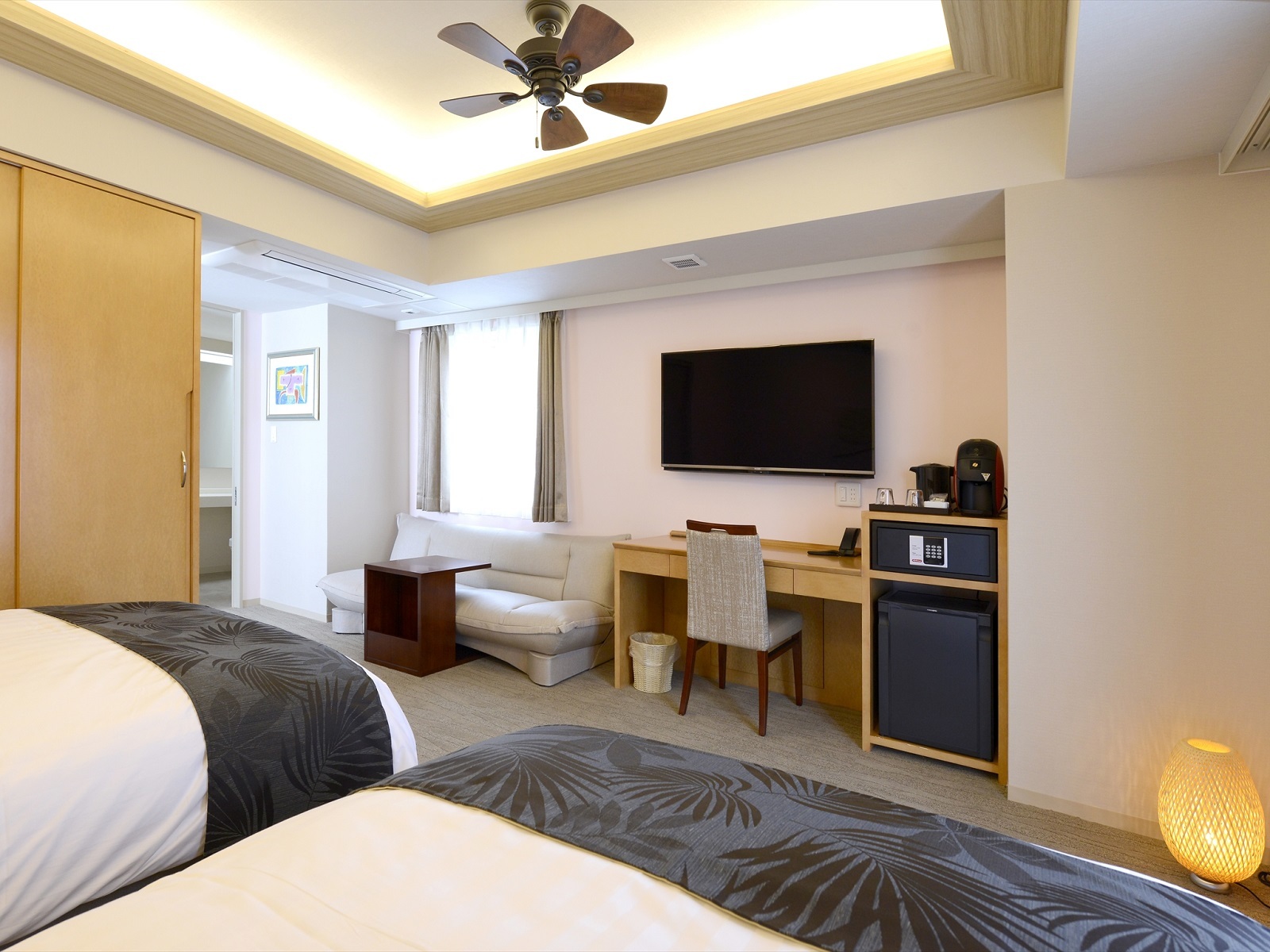 RAMデラックスツイン全館禁煙(1～3名) 01 | ホテルパームロイヤルリゾート国際通り