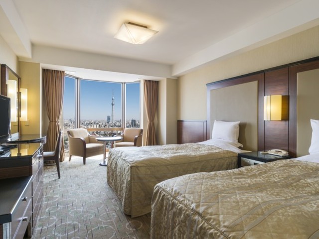 禁煙スタンダードツイン(スカイツリー側) | 浅草ビューホテル