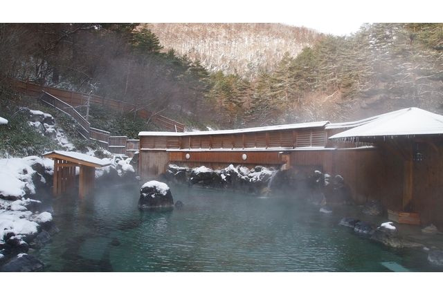 西の河原露天風呂　草津・日帰り温泉　入場券-3