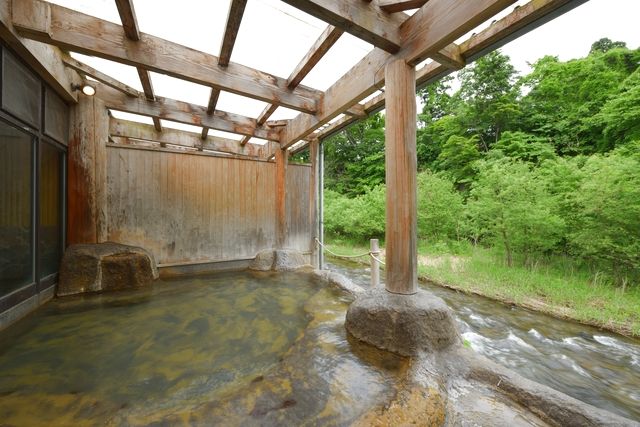 【550円割引】鉛温泉 藤三旅館　入浴料＋お食事セット-2