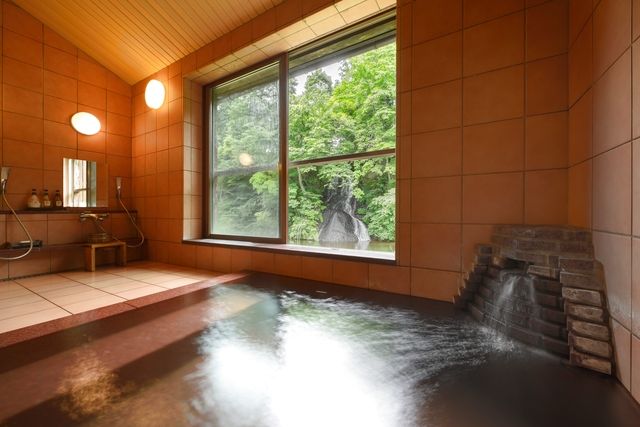 【550円割引】鉛温泉 藤三旅館　入浴料＋お食事セット-4