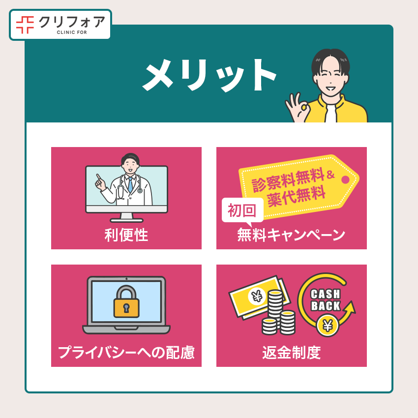 クリニックフォアを利用するメリット