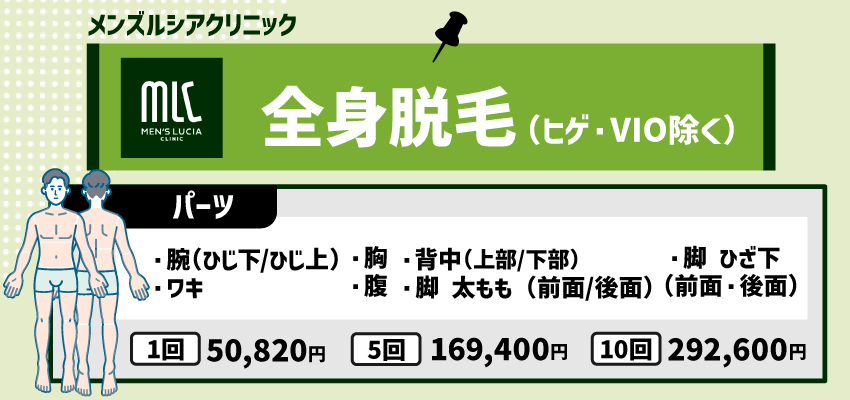 全身脱毛（全部位）