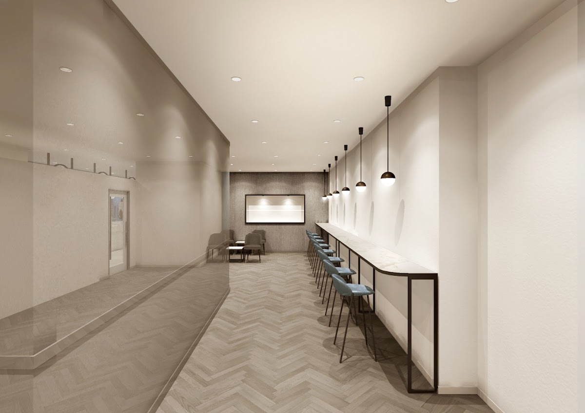 あおばクリニック新宿院の待合ホール