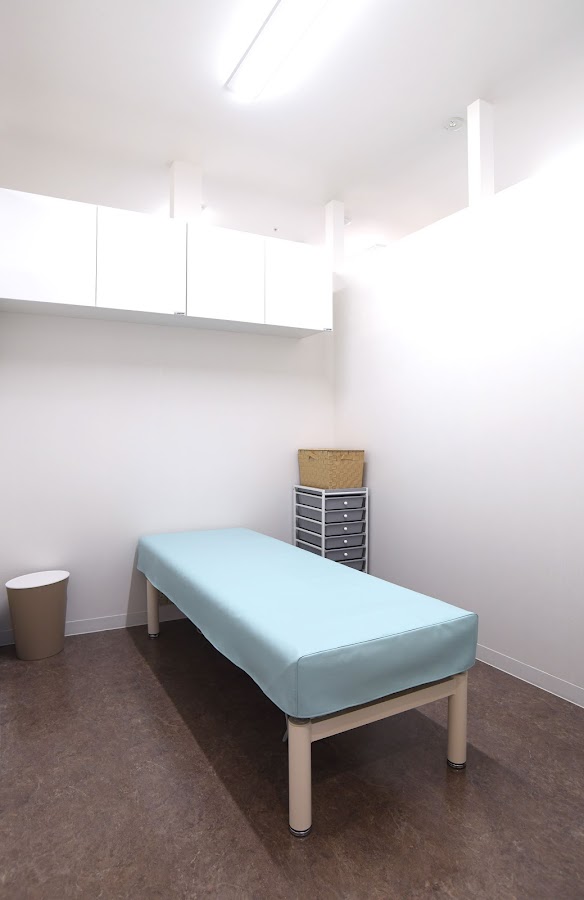 ビューティースキンクリニックの施術ベッド