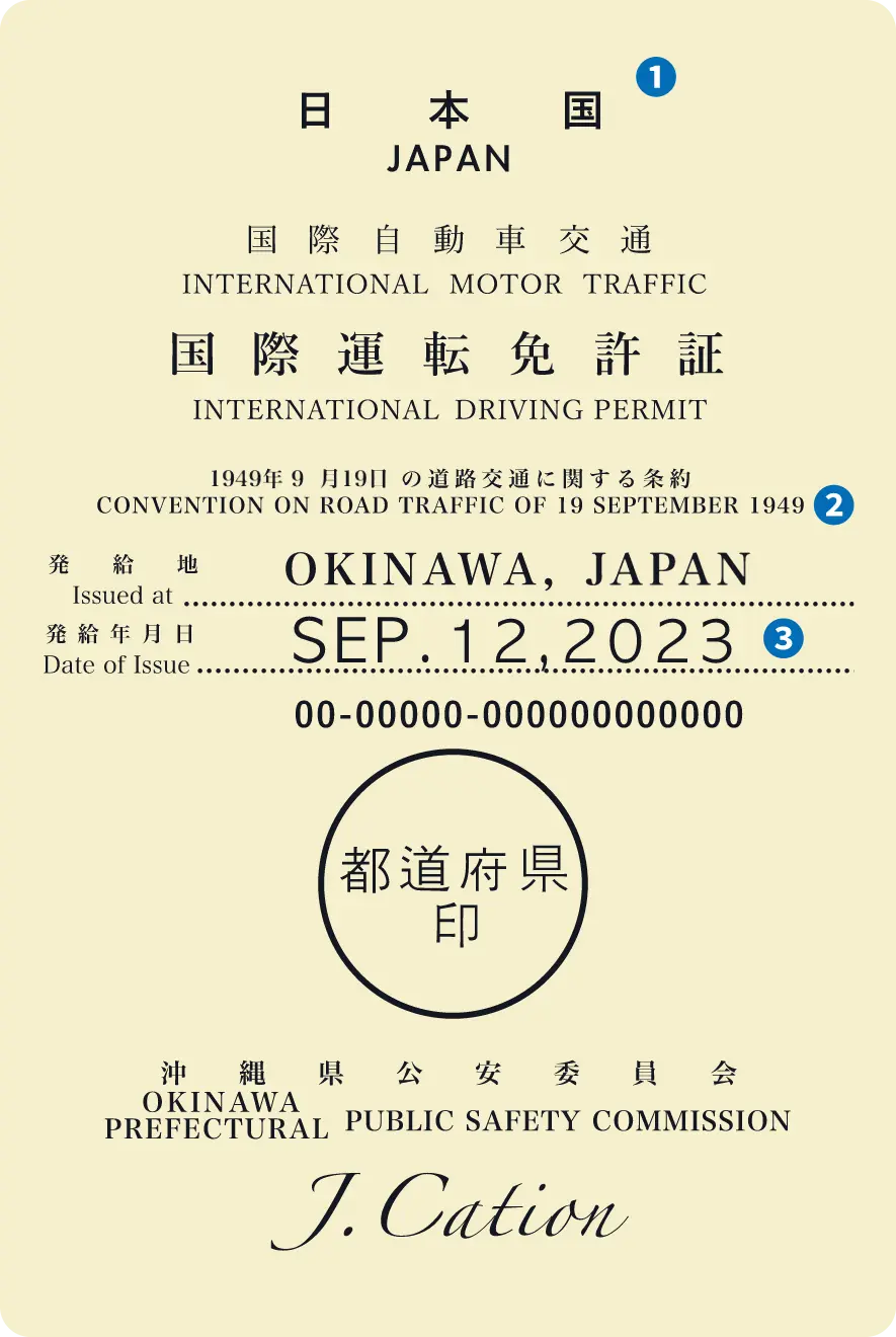国際運転免許証
