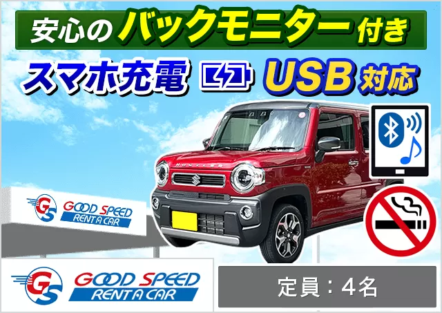 軽自動車（N-BOX/デリカミニ/タント/ムーヴ/ハスラー 他）プランNo.13078 | グッドスピードレンタカー那覇空港豊見城店