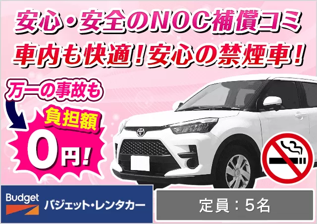 SUV（ライズ/ヤリスクロス/ロッキー 他）プランNo.13145 | バジェット・レンタカー石垣空港店